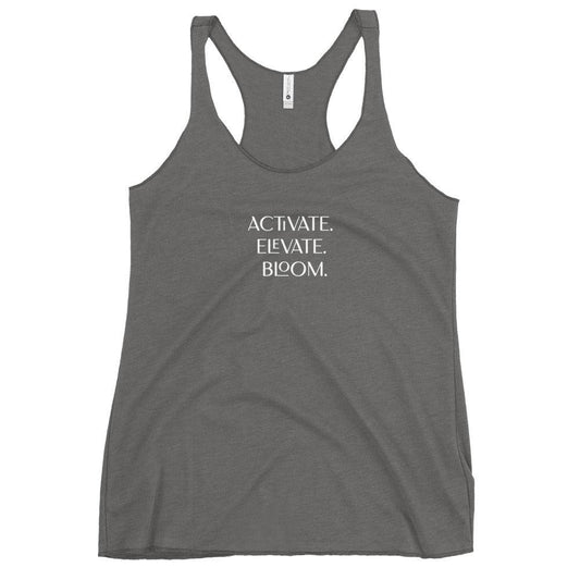 Women's casual active wear racerback tank top