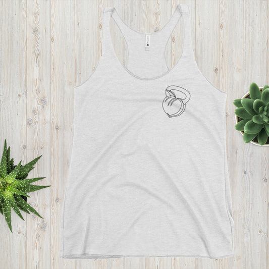 Peach Logo Racerback Tank